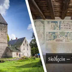 Siedlęcin: Wieża książęca ze średniowiecznymi malowidłami
