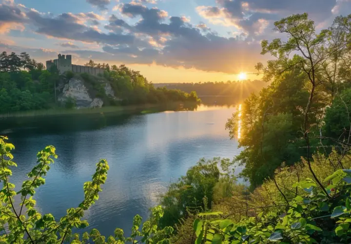 Wąbrzeźno: Zamek i jezioro - Idealne miejsce na weekend?