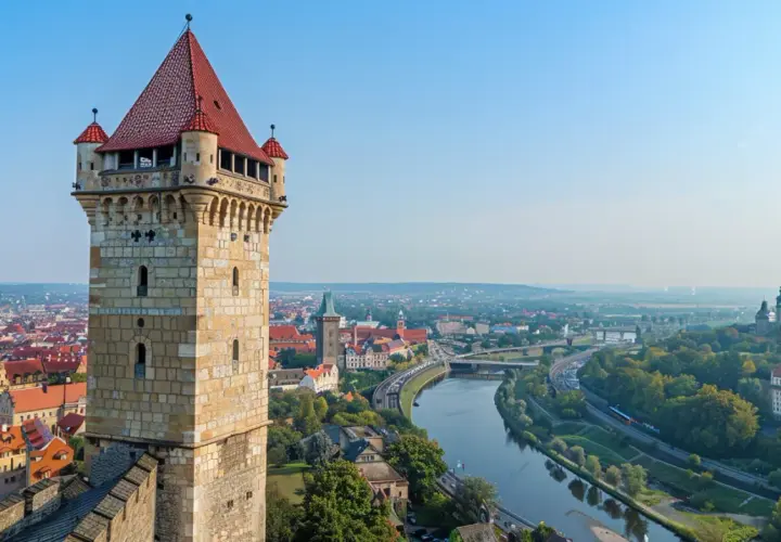 Cieszyn: Wieża Piastowska - Symbol miasta z widokiem na Czechy